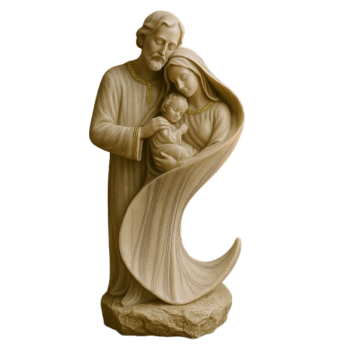 Imagem Sagrada Família Curval 22cm - Decoração com Fé®