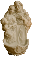 Porta Água Benta Sagrada Família com Lírios®