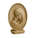 Adorno de Mesa Maternidade Sagrada - Proteção no Lar®