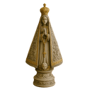 Kit Capela + Imagem Nossa Senhora Aparecida Marmorizado 15cm®