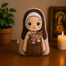Almofada Infantil Santa Terezinha em Algodão 30cm®