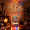 Luminária Nossa Senhora de Guadalupe com Flores  - Lumifé®