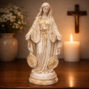 Imagem Nossa Senhora das Graças com Medalhas 30cm em Resina - Decoração com Fé®