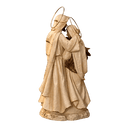 Imagem Sagrada Família Marmorizada Branca com Auréola em Resina®
