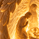 Presépio Anjo de Belém Iluminado 15cm®