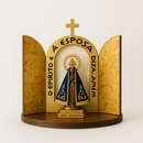 Kit Nossa Senhora Aparecida Dourado - Lar com Fé®