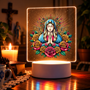 Luminária Nossa Senhora de Guadalupe com Flores  - Lumifé®