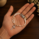 Terço de Pulso Nossa Senhora Aparecida Perolado®