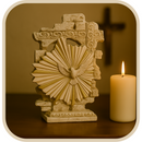 Adorno de Mesa Espírito Santo Rústico - Proteção no Lar®