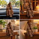 Imagem Jesus Cristo em Oração Marrom 15cm - Borda Santa ®