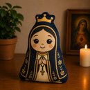 Almofada Infantil Nossa Senhora Aparecida em Algodão 30cm®