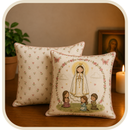Kit 2 Capas de Almofada Nossa Senhora de Fátima em Algodão 45x45cm®