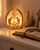 Presépio Anjo de Belém Iluminado 15cm®