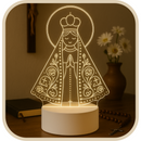 Luminária Nossa Senhora Aparecida - Fé que Ilumina®