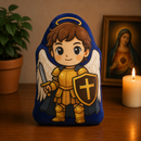 Almofada Infantil São Miguel Arcanjo em Algodão 30cm®
