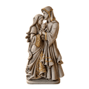 Imagem Sagrada Família Marmorizado 22cm - Decoração com Fé®