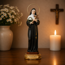 Imagem Santa Rita de Cássia Barroca com Auréola 20cm em Resina®