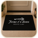 Tapete Antiderrapante Dizer Bíblico 40x60cm®
