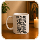 Caneca Católica Eu Creio com Oração do Credo®
