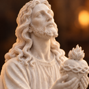 Imagem Sagrado Coração de Jesus 15cm - Borda Santa ®