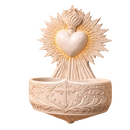 Porta Água Benta Sagrado Coração de Jesus Detalhado®