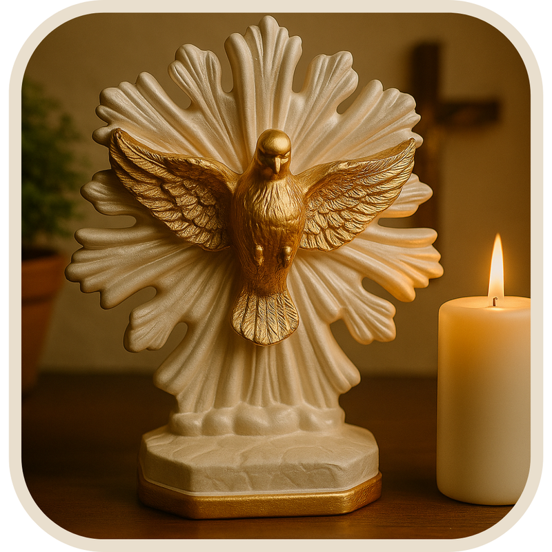 Imagem Divino Espírito Santo 25cm - Decoração com Fé®
