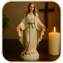 Imagem Nossa Senhora Das Graças Perolada 20cm - Decoração com Fé®