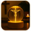 Luminária Jesus Crucificado - Fé que Ilumina®