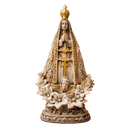 Imagem Nossa Senhora Aparecida Marmorizada 21cm - Decoração com Fé®