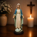 Imagem Nossa Senhora das Graças com Olhos de Vidro e Auréola 65cm em Resina®