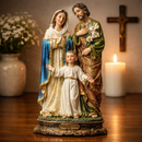Imagem Sagrada Família Detalhada em Resina 30cm - Decoração com Fé®