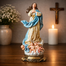 Imagem Nossa Senhora da Imaculada Conceição em Resina 20cm - Decoração com Fé®