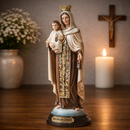 Imagem Nossa Senhora do Carmo em Resina 20cm - Decoração com Fé®