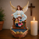 Porta Água Benta Anjo e Pastorinhos em Resina®