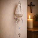 Porta Água Benta Nossa Senhora Aparecida + Terço Perolado®