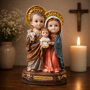 Imagem Sagrada Família em Resina 13cm - Pequenos Anjos®