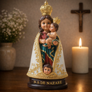 Imagem Nossa Senhora de Nazaré em Resina 15cm - Pequenos Anjos®