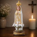 Imagem Nossa Senhora de Fátima em Resina 12cm - Pequenos Anjos®