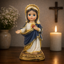 Imagem Sagrado Coração de Maria em Resina 10cm - Pequenos Anjos®