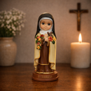 Imagem Santa Terezinha em Resina 7cm - Pequenos Anjos®