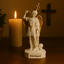 Imagem Arcanjo São Miguel do Monte 20cm - Decoração com Fé®