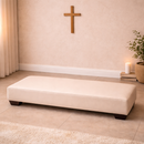 Ajoelhador Maciço e Estofado Off White®