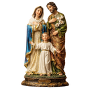 Imagem Sagrada Família Detalhada em Resina 30cm - Decoração com Fé®