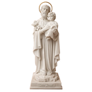 Imagem São José em Resina com Auréola 20cm - Decoração com Fé®