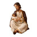 Imagem São José Sentado 20cm - Decoração com Fé®