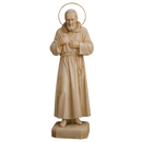 Imagem São Padre Pio Efeito Marfim 30cm Resina  - Decoração com Fé®
