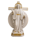 Imagem Jesus das Santas Chagas Dourado 20cm Resina   - Decoração com Fé®