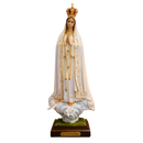 Imagem Nossa Senhora De Fátima 50cm de Resina C/ Coroa - Decoração com Fé®