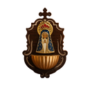 Porta Água Benta Nossa Senhora Aparecida em Bronze®