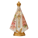 Imagem Nossa Senhora Aparecida Decoupage Rosa 15cm - Decoração com Fé®